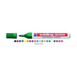 edding 3000 - Marcatore - permanente - verde - 1.5-3 mm