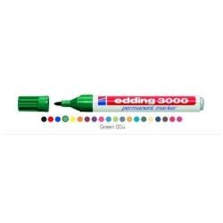 edding 3000 - Marcatore - permanente - verde - 1.5-3 mm