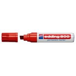 edding 800 - Marcatore - permanente - per vetro, metallo, plastica - rosso - 4-…