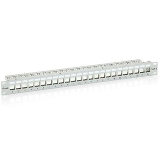 equip - Pannello cablaggio - grigio chiaro - 24 porte