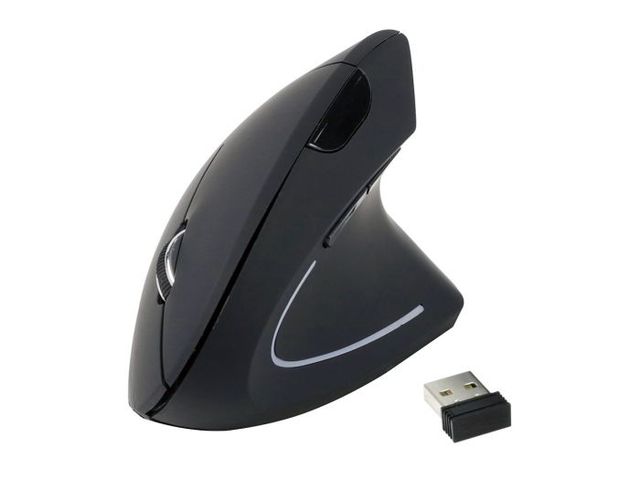 equip 245110 - Mouse verticale - ergonomico - per destrorsi - senza fili - 2.4 …