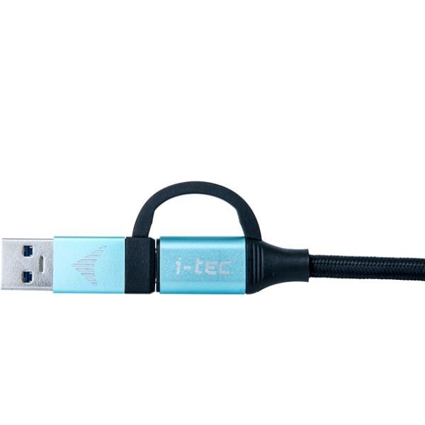 i-Tec - Cavo USB - USB, USB-C (M) a USB-C (M) - USB 3.1 Gen 2 - 1 m - supporto …