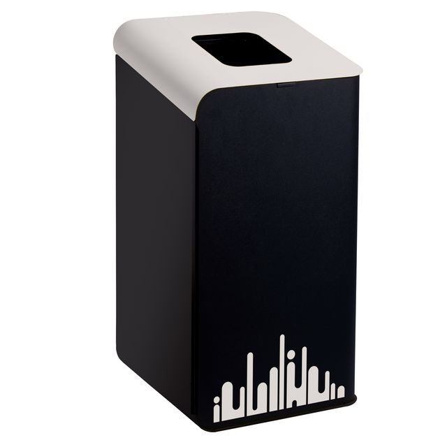 Gettacarte Rubik Evo - per raccolta differenziata - 80 L - bianco - Medial