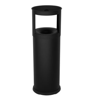 Gettacarte autoestinguente con posacenere - 25 L - diametro 25 cm - H 80 cm - a…