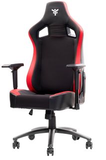 iTek Gaming Chair SCOUT PM30 - PVC e Tessuto, Braccioli 4D - Nero/Rosso