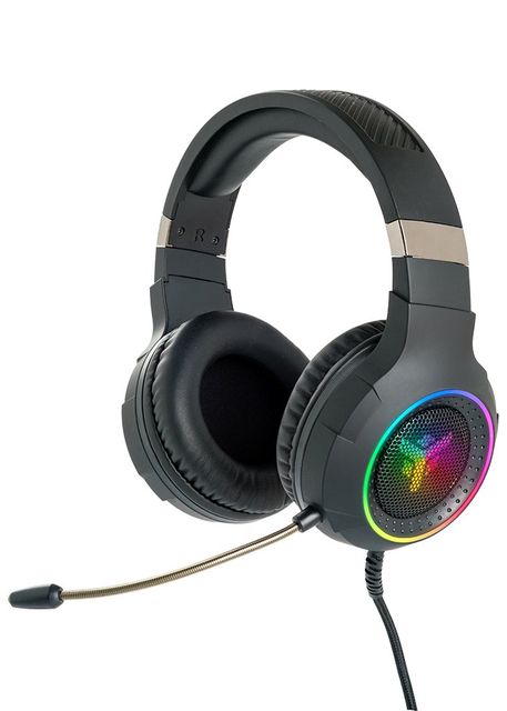 iTek H430 Gaming Headset, Virtual 7.1, Sette Colori LED+RGB - Nero
