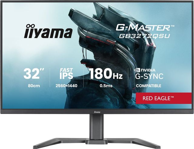 iiyama G-MASTER GB3272QSU-B1 Monitor PC 80 cm (31.5") 2560 x 1440 Pixel Quad HD…