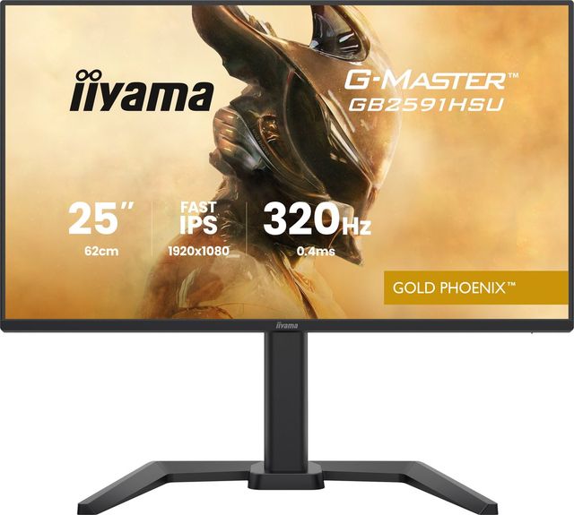 iiyama GB2591HSU-B1 Monitor da gioco G-Master 25" Fast IPS FHD 320Hz 0,4ms DP 2…