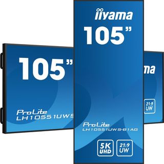 iiyama LH10551UWS-B1AG, Pannello piatto per segnaletica digitale, 2,66 m (104.7…