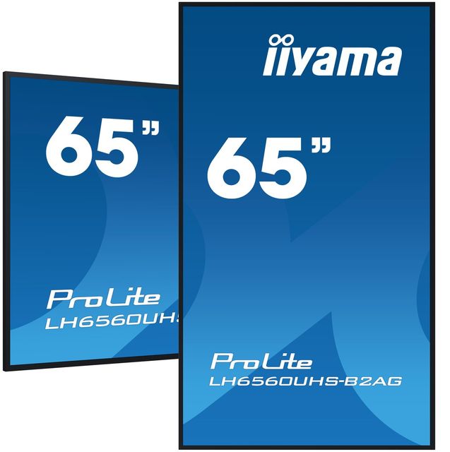 iiyama LH6560UHS-B2AG, Pannello A digitale, 163,8 cm (64.5?), LED, 3840 x 2160 …
