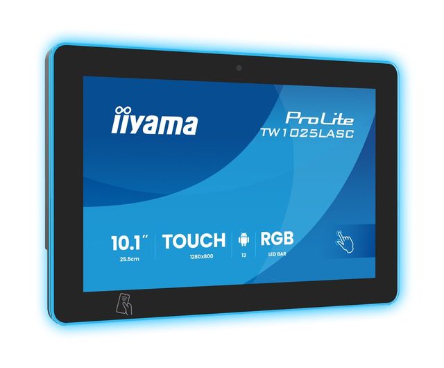 iiyama ProLite TW1025LASC-B3PNR Monitor PC 25,6 cm (10.1") 1280 x 800 Pixel WXG…