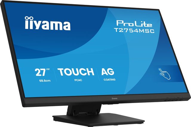 iiyama T2754MSC-B2AG Monitor Touch ProLite 27" IPS FHD PCAP 10 punti AG 300cd 2…