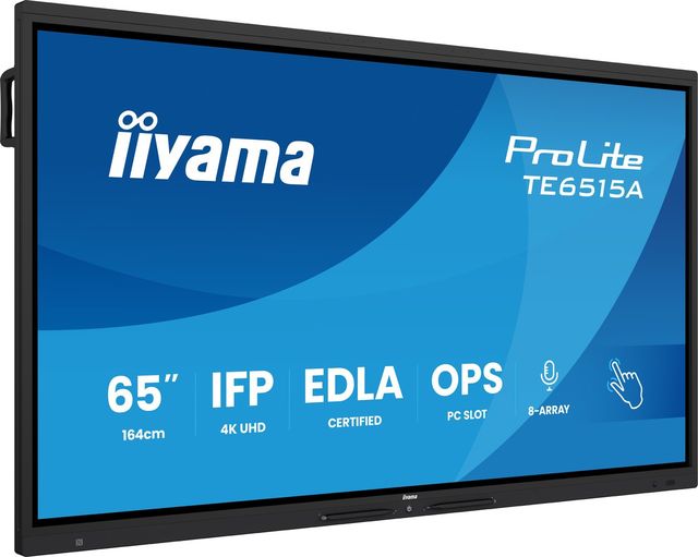 iiyama TE6515A-B2AG Pannello Piatto Interattivo IFP 65" VA 4K IR 40 punti 550cd…