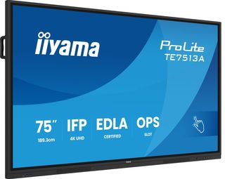 iiyama TE7513A-B2AG Pannello Piatto Interattivo IFP 75" IPS 4K IR 40 punti 500c…