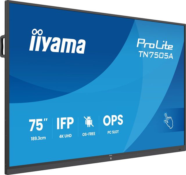 iiyama TN7505A-B1AG Display Interattivo 75" IPS 4K IR 40 punti 500cd DeepContra…