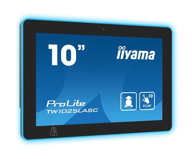 iiyama TW1025LASC-B1PNR 10,1" LCD Panel-PC con Android e PoE Schermo Touch Capa…