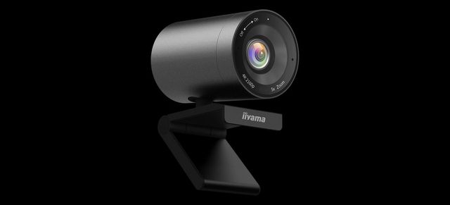 iiyama UC-CAM10PRO-1 - Webcam - inclinazione - colore - 8.46 MP - audio - cabla…