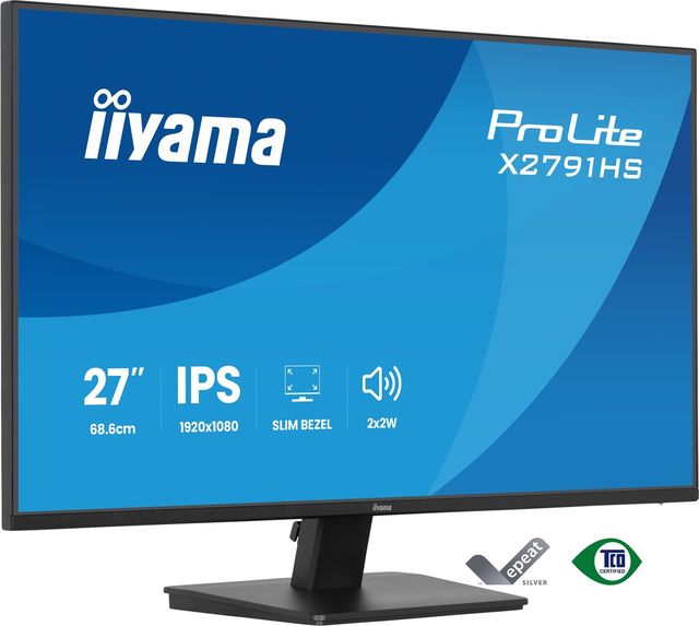 iiyama X2791HS-B1 Monitor ProLite 27" IPS FHD 120Hz 1500:1 HDMI DP