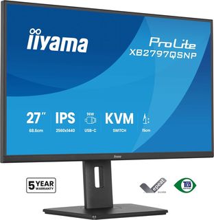 iiyama XB2797QSNP-B1 Monitor ProLite 27" IPS QHD 350cd 1ms Dock USB-C 96W HDMI …