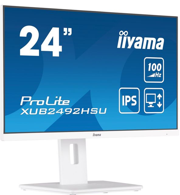 iiyama XUB2492HSU-W6 Monitor PC 60,5 cm (23.8") 1920 x 1080 Pixel Full HD LED B…