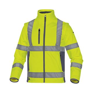 Giacca Softshell Moonlight 2 alta visibilità - poliestere - taglia XXL - giallo…