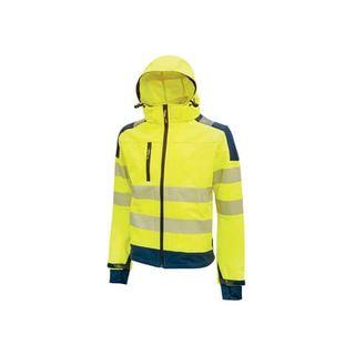 Giacca alta visibilità Softshell Miky - taglia M - giallo fluo - U-Power