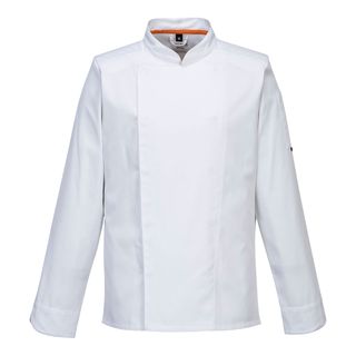 Giacca cuoco MeshAir Pro - maniche lunghe - taglia M - bianco - Portwest