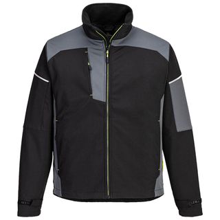 Giacca da lavoro Softshell Texpel™ Splash Eco - L - nero/grigio - Portwest