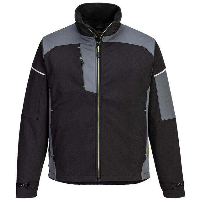 Giacca da lavoro Softshell Texpel™ Splash Eco - L - nero/grigio - Portwest