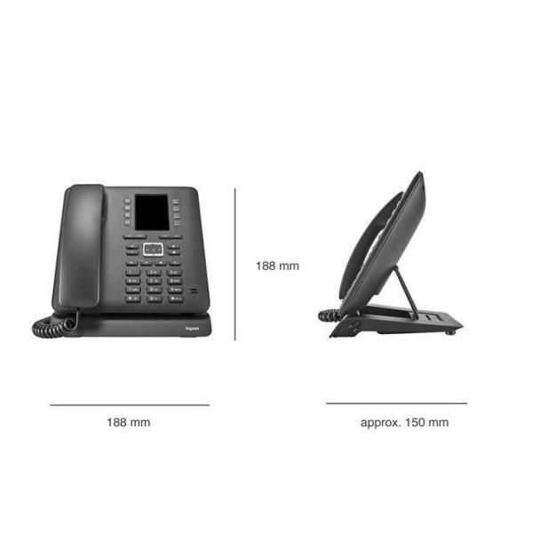 Gigaset PRO Maxwell C - Telefono VoIP - con interfaccia Bluetooth - DECTGAP
