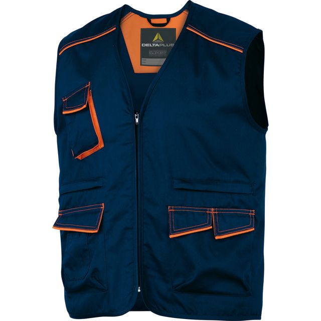 Gilet da lavoro Panostyle M6GIL - sargia/poliestere/cotone - taglia XL - blu/ar…