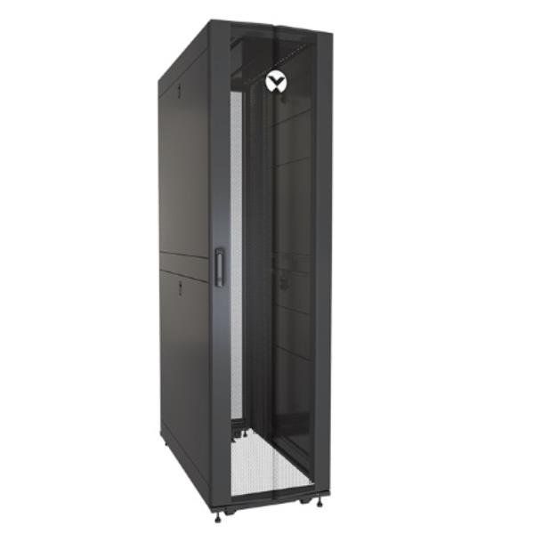 Vertiv VR - Rack cabinet - nero, RAL 7021 - 48U - 19"