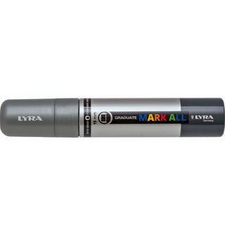 Lyra Graduate Mark All, Argento, Punta del pennello, Argento, Plastica, Extra g…