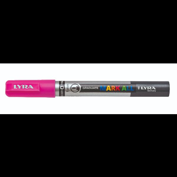 Lyra Graduate Mark All, Rosa, Punta a ogiva/sottile, Grigio, Rosa, Plastica, Fi…