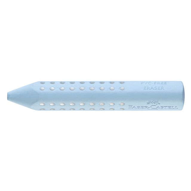 Gomma a forma di matita Grip 2001 - 90 x15 x15 mm - blue - Faber-Castell