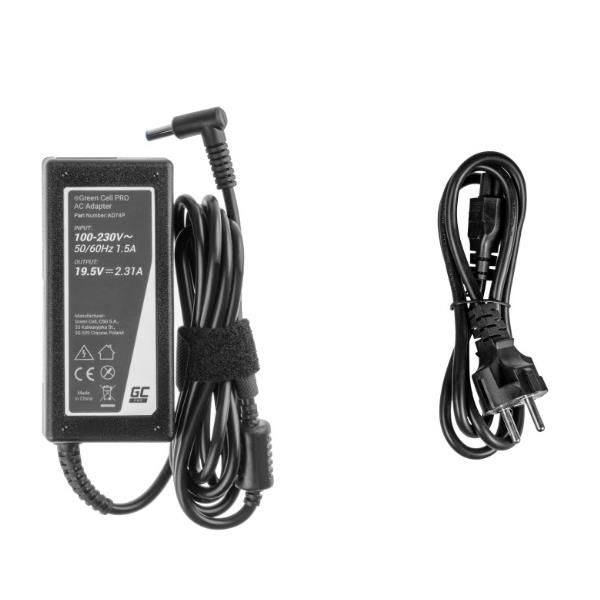 Green Cell PRO - Alimentatore - AC - 45 Watt - nero - per HP 25X G2, 25X G3, 25…