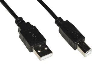LINK CAVO USB 2.0 CONNETTORI A-B IN RAME 1.8 MT NERO