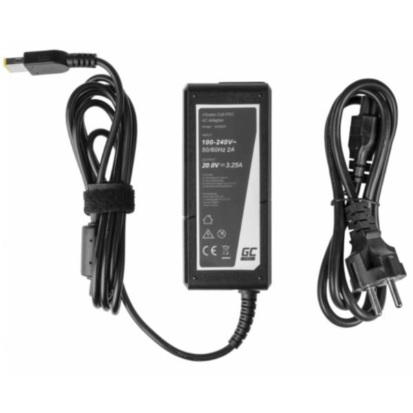 Green Cell PRO - Alimentatore - AC - 65 Watt - nero - per Lenovo B50; G50; G500…