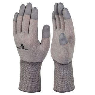 Guanti antistatica Themis VV792 ESD - taglia 10 - ruggine/grigio - Deltaplus