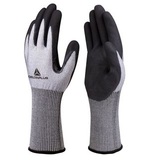 Guanti da lavoro Venicut01 - schiuma di nitrile - taglia 09 - grigio/nero - Del…