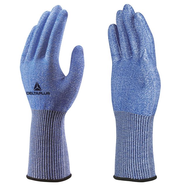 Guanti da lavoro VenicutB00 Flash - in maglia - taglia 10 - blu/bianco - Deltap…