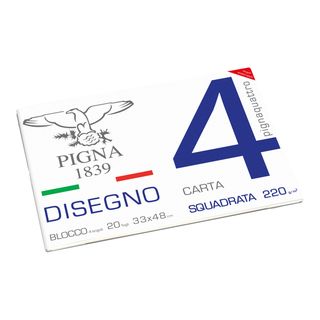 Album Pigna4 - 33 x 48 cm - 4 angoli - 20 fogli - 200 gr - liscio squadrato - P…