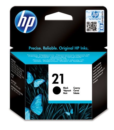 HP 21 - 5 ml - nero - originale - cartuccia d'inchiostro - per Deskjet F2149, F…
