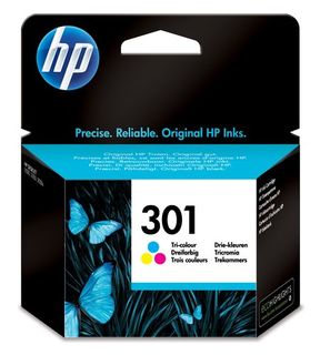 HP 301 - 3 ml - colore (ciano, magenta, giallo) - originale - cartuccia d'inchi…