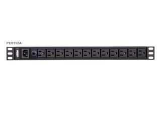 ATEN PE0112G unita di distribuzione dell'energia (PDU) 12 presa(e) AC 1U Nero