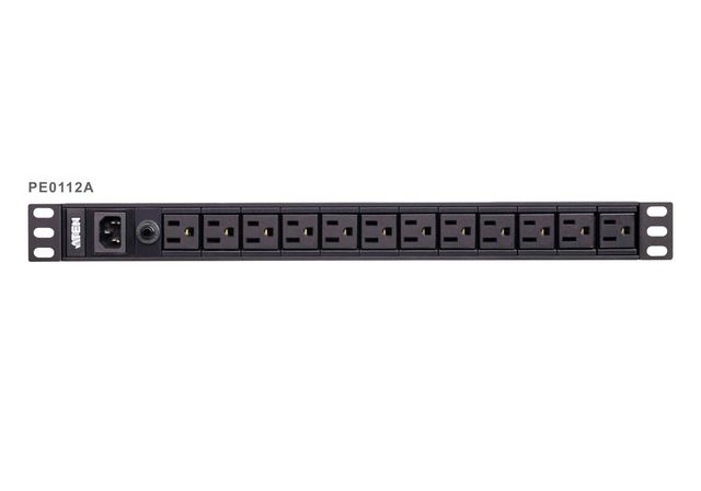 ATEN PE0112G unita di distribuzione dell'energia (PDU) 12 presa(e) AC 1U Nero