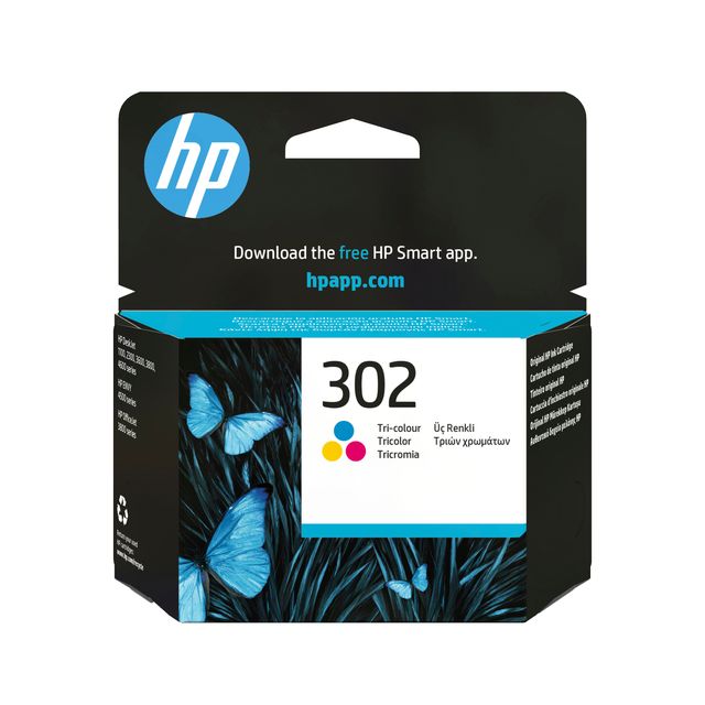 HP 302 - 4 ml - colore (ciano, magenta, giallo) - originale - cartuccia d'inchi…