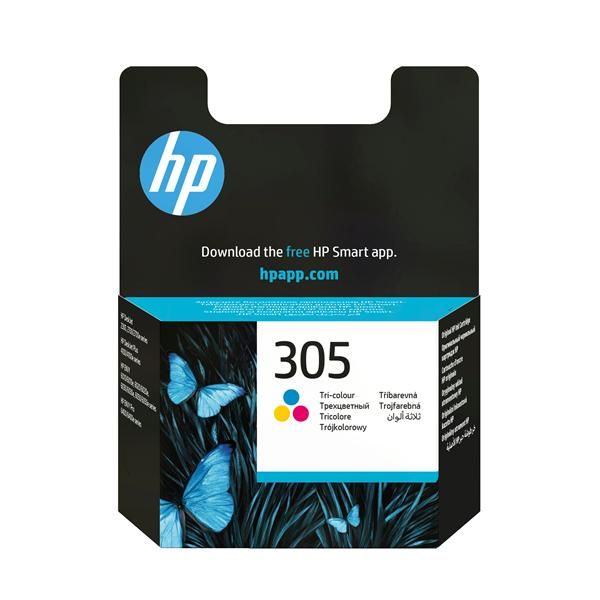 HP 305 - Colore (ciano, magenta, giallo) - originale - cartuccia d'inchiostro -…