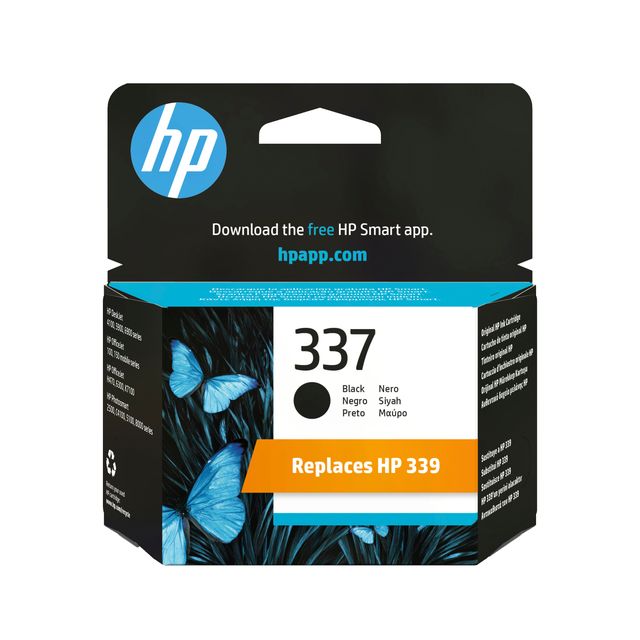 HP 337 - 11 ml - nero - originale - cartuccia d'inchiostro - per Officejet 100,…