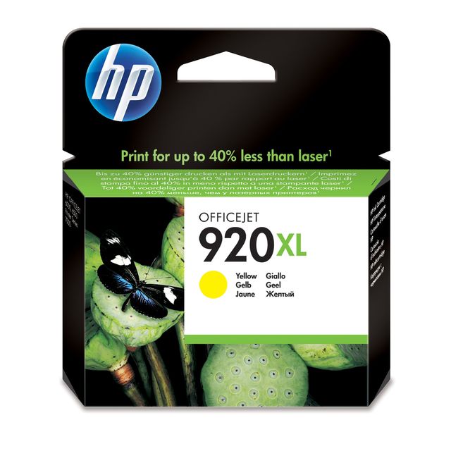 HP 920XL - 6 ml - Alta resa - giallo - originale - cartuccia d'inchiostro - per…